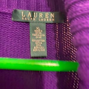 Ralph Lauren Cardigan purple XL